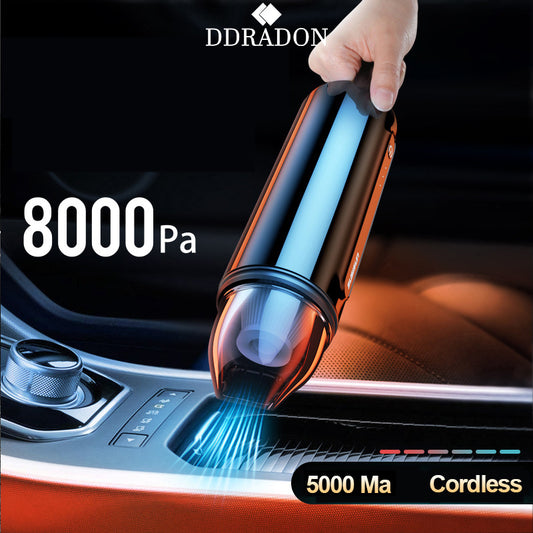 Wireless Rechargeable Car Vacuum Cleaner – Compact, Powerful, and Portable