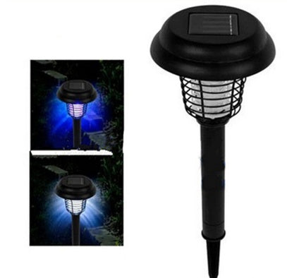 Solar LED Rechargeable Anti-Mosquito Lamp – Insect & Fly Zapper for Outdoor Garden