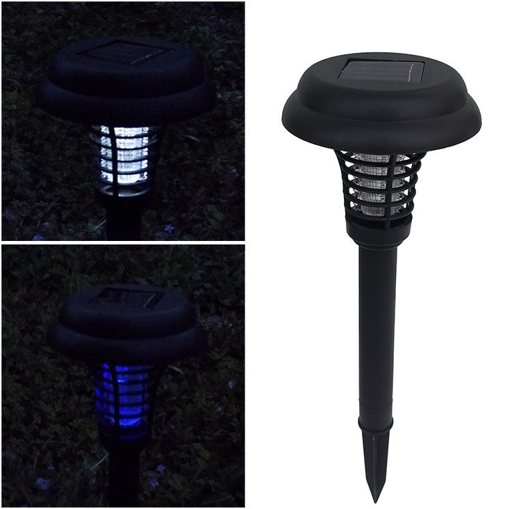 Solar LED Rechargeable Anti-Mosquito Lamp – Insect & Fly Zapper for Outdoor Garden