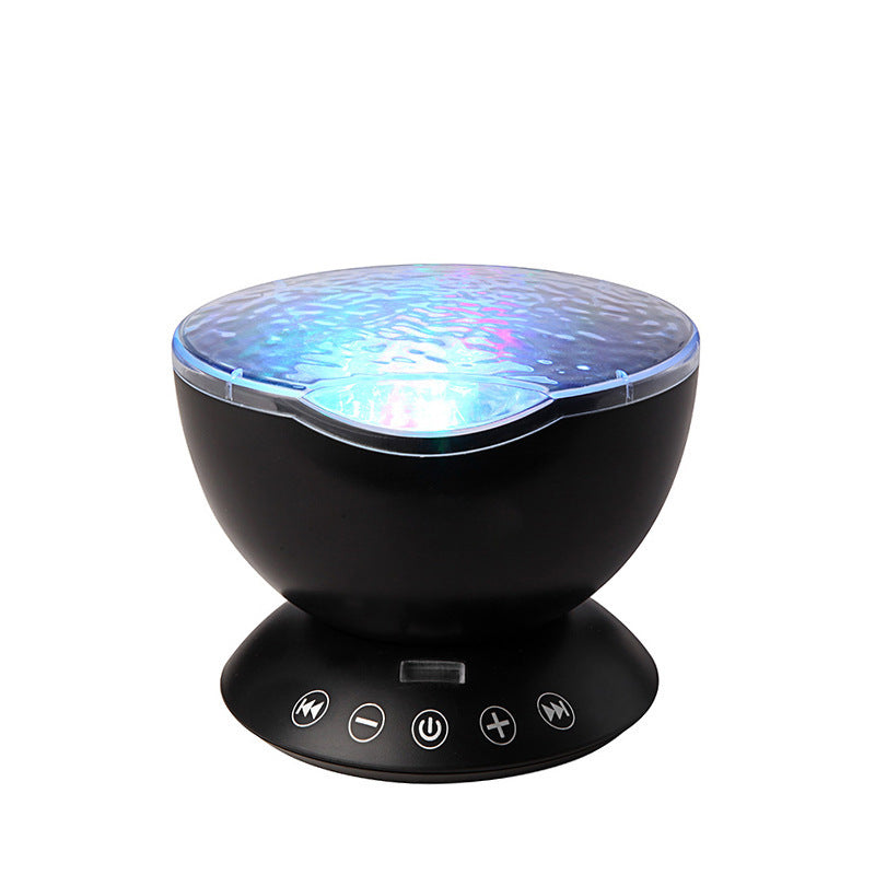 Ocean Wave Projector LED Night Light Remote Control