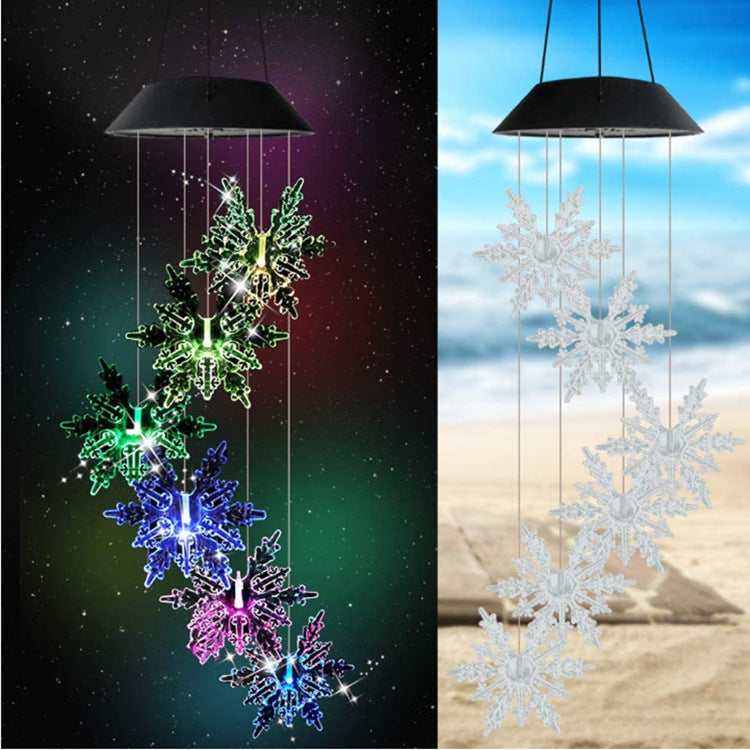 Outdoor Solar Wind Chime Lamp – Hummingbird & Butterfly Garden Decoration