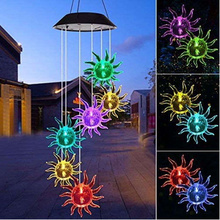 Outdoor Solar Wind Chime Lamp – Hummingbird & Butterfly Garden Decoration