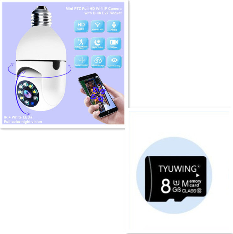 1080p WiFi Camera Bulb with 4x Zoom – Smart Security for Your Home