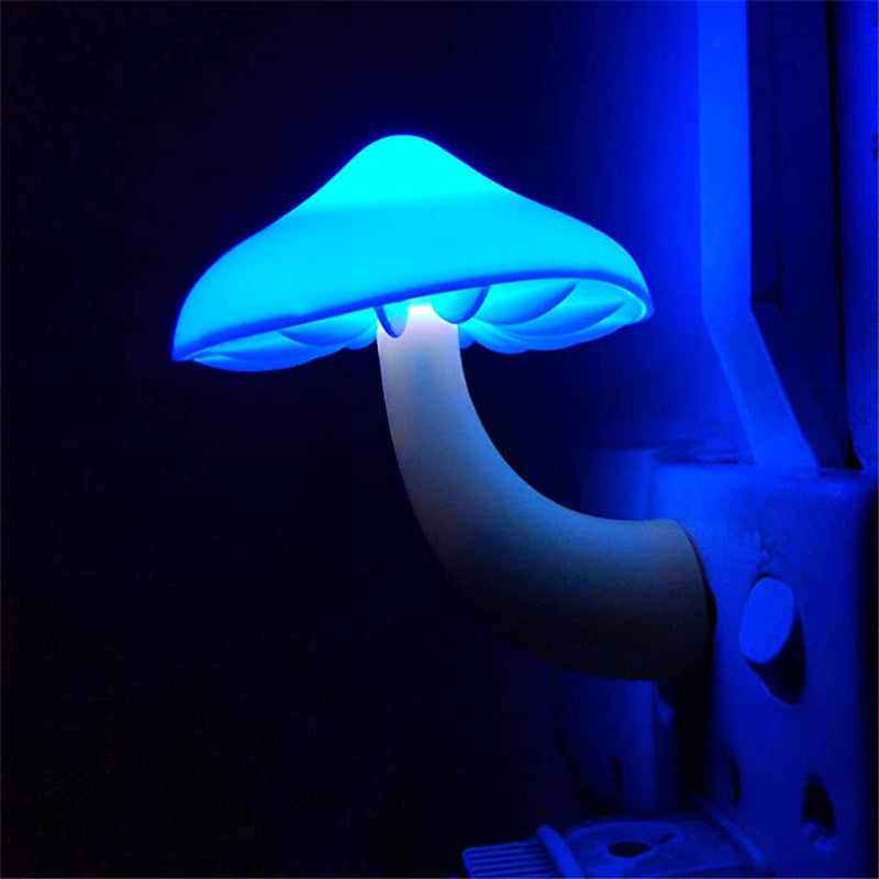 LED Night Light Mushroom Decoration