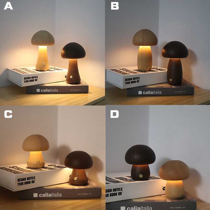 Cute Mushroom LED Night Light